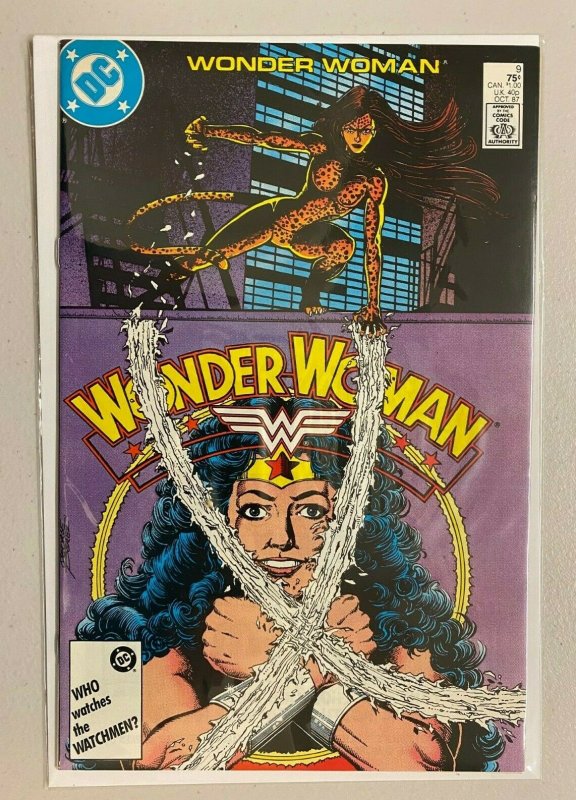 Wonder Woman #9 2nd Series 1st full appearance of Cheetah 7.0 (1987)