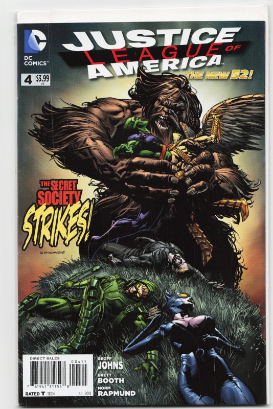 Justice League of America #4 Direct Edition (2013) Justice League