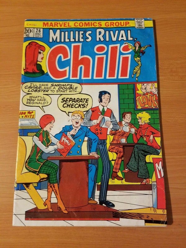 Millie's Rivial Chili #26 ~ VERY GOOD VG ~ 1974 Marvel Comics