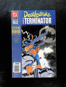 Deathstroke the Terminator #6  DC Comics 1992 FN/VF NEWSSTAND