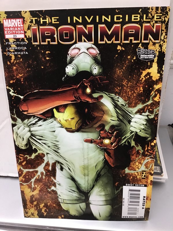 Invincible Iron Man #5 Variant Cover (2008) vf 4 comics)