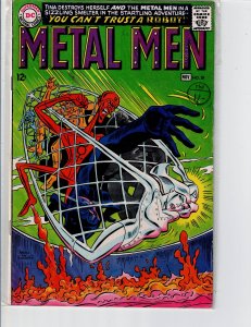 Metal Men #28 (1967) (british news agent stamp)