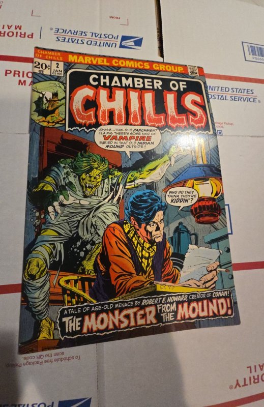 Chamber of Chills #2 (1973) the monster on the mound