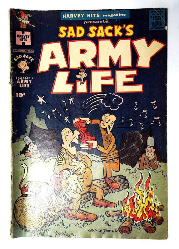Harvey Hits Magazine (Sad Sack's Army Life) #47 (1961) Harvey Comics 1st Print