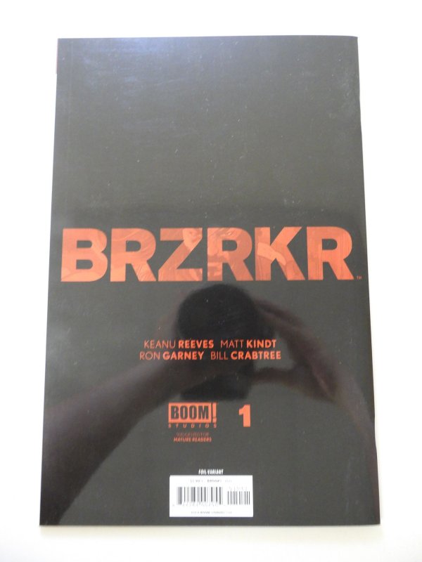 BRZRKR #1 Brooks Foil Cover (2021) NM Condition