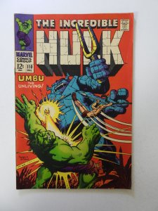 The Incredible Hulk #110 (1968) FN+ condition