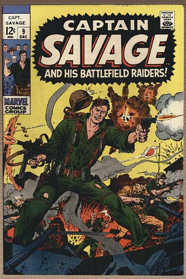 CAPTAIN SAVAGE (1968) 9 VG+ COMICS BOOK