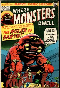 Where Monsters Dwell #25 (1973) R.O.E.