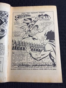 Vintage WORLD'S FINEST Australian Comic #58 VG 4.0 Superman / Batman