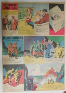 Flash Gordon Sunday by Alex Raymond from 5/2/1943 Large Full Page Size !