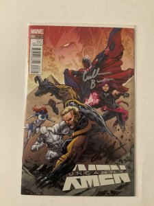 Uncanny X-Men 6 Near Mint NM Signed Bunn And Lashley Marvel