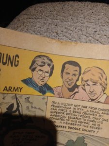 The Young Rebels #1 Dell Comics 1970 Lou Gossett photo cover Rick Ely Bronze Age