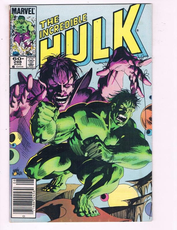 The Incredible Hulk #298 VF Marvel Comic Book 1984 DE7