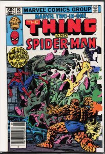 Marvel Two-in-One #90 (1982) The Thing