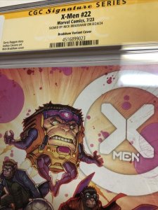 X-Men (2022) # 22 (CGC 9.8 SS) Signed Nick Bradshaw • Marvel •1:25 • Census = 2