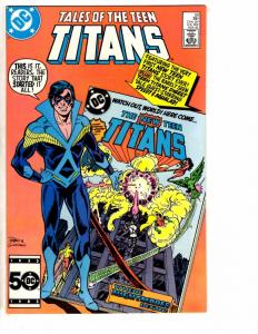 Tales Of The Teen Titans # 59 NM DC Comic Book Nightwing Deathstroke Flash TW46