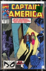 Captain America #371 Direct Edition (1990) Captain America