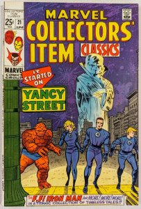 Marvel Collectors' Item Classics 21 FN+ 6.0 1969 Watcher Early Issue Reprints