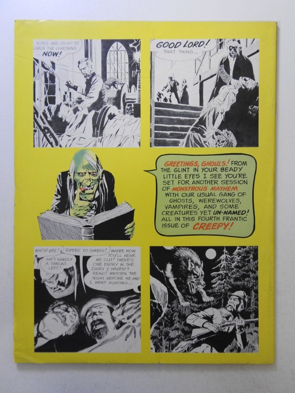 Creepy #4 (1965) Awesome Read!! Sharp Fine Condition!