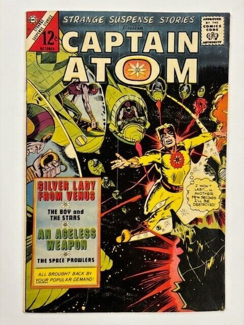 Strange Suspense Stories Presents CAPTAIN ATOM 77 VG Charlton (Oct 1965) Ditko