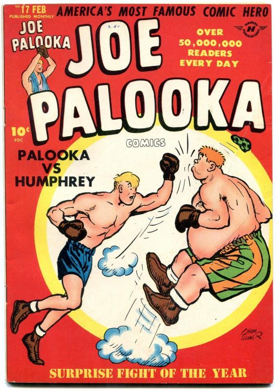 Joe Palooka #17 1948- 1st Little Max- Humphrey fight cover FN