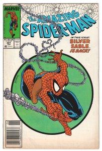 The Amazing Spider-Man #301 (1988) McFarlane art, NEWSSTAND EDITION!