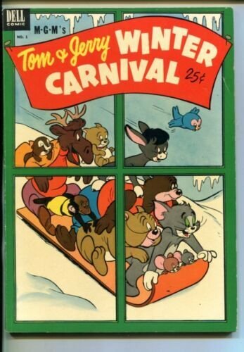 TOM AND JERRY WINTER CARNIVAL #1-1952-MGM CARTOONS-SOUTHERN STATES-vf- 