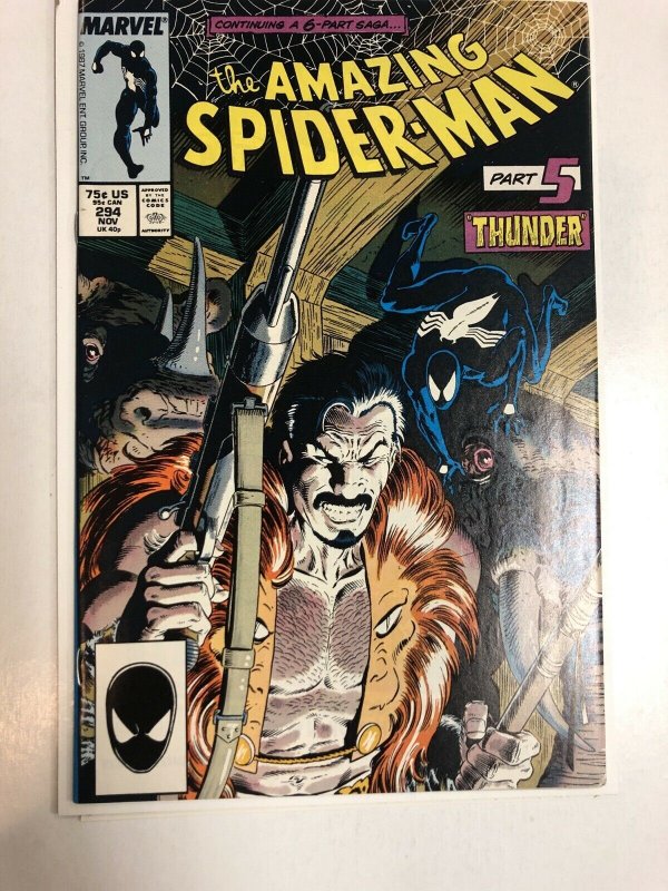 Amazing Spider-man (1987) # 294 (NM)(Direct) Kraven's Last Hunt Part 5 Mike Zeck