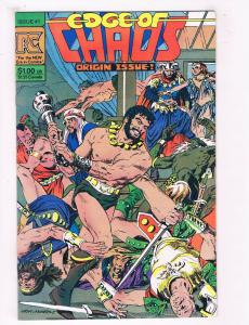 Edge Of Chaos #1 FN Pacific Comics Origin Issue Comic Book DE37 TW7