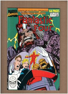 Fantastic Four Annual #23 Marvel 1990 Days of Future Present 1st AHAB FN/VF