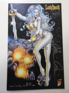 Lady Death Icon #1 Sly Edition NM Condition! Signed W/ COA!