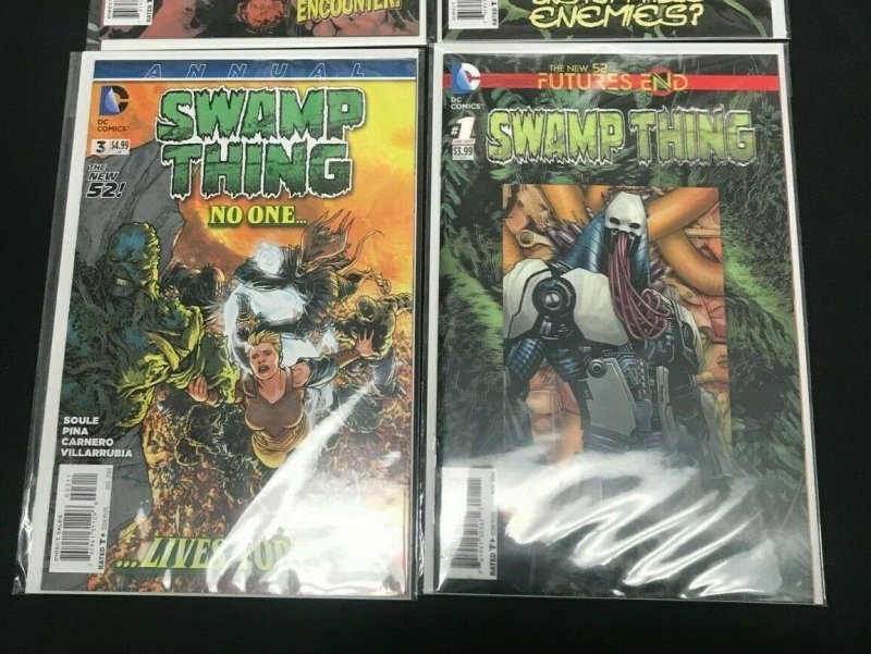 SWAMP THING 4PC LOT (VF/NM) ANNUAL!! FUTURE'S END!! 2012-14