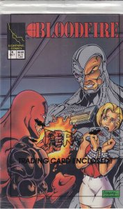 Bloodfire #5 (with card) VF/NM ; Lightning | Super Hero With HIV