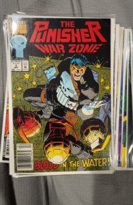 The Punisher: War Zone #2 Newsstand Edition (1992) Punisher 