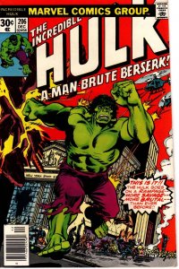 Marvel Comics! Incredible Hulk! Issue 206! Great Looking Book!