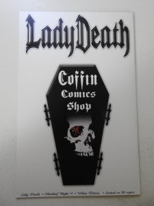 Lady Death: Mischief Night White Edition #1 VF+ Condition! Signed W/ COA!