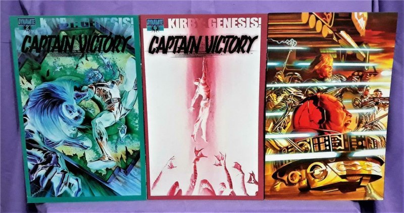 Kirby: Genesis CAPTAIN VICTORY Alex Ross Variant Cover 3 Pack (Dynamite 2011)