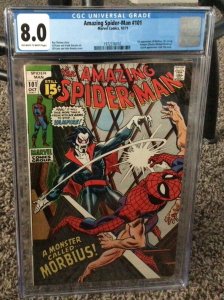 Marvel, Amazing Spider-Man #101, First Morbius, MCU, CGC 8.0, OW/W Pgs, Look!