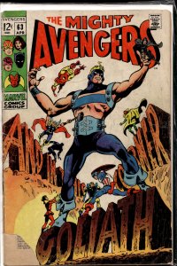 The Avengers #63 (1969) The Avengers [Key Issue]