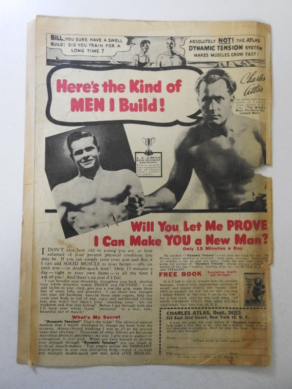 Prize Comics #37 (1943) COVER ONLY