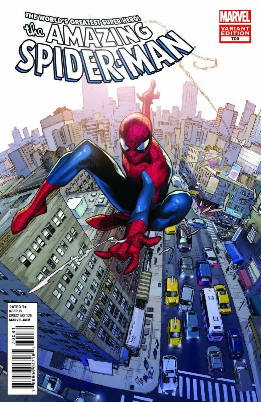 THE AMAZING SPIDER-MAN #700 FRANK COIPEL VARIANT NM.