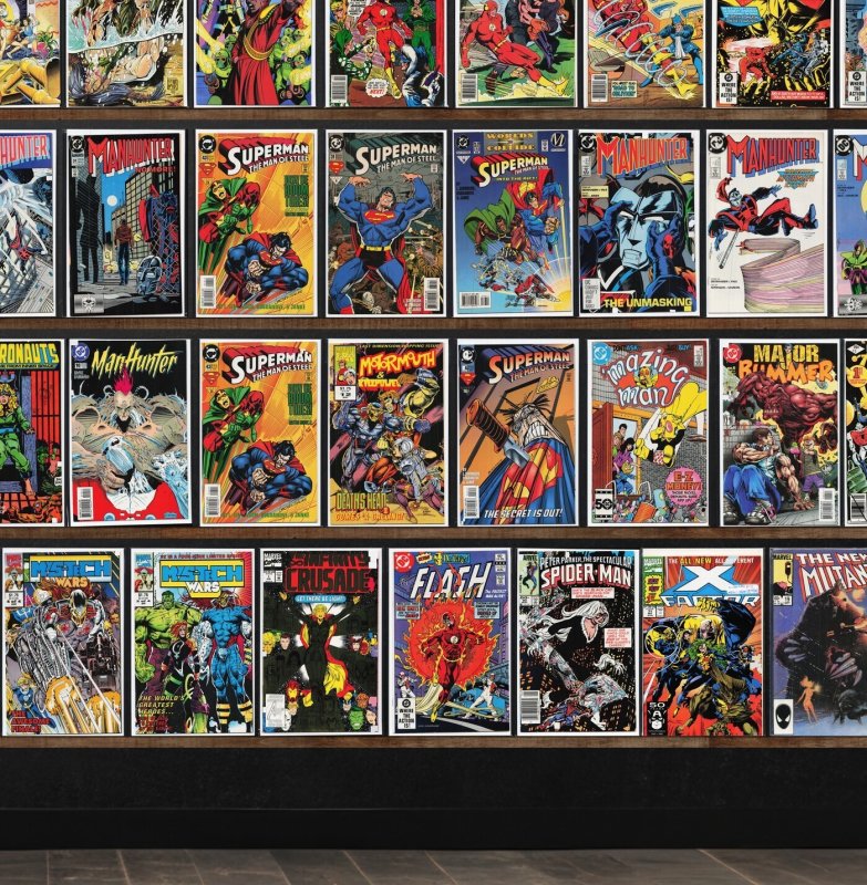 Huge Lot 140+ Comics with Manhunter, The Flash, Micronauts & More!