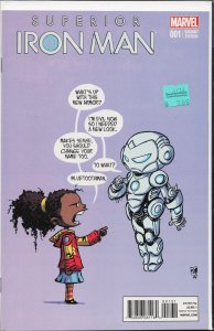 Superior Iron Man #1 Young Cover (2015) Iron Man