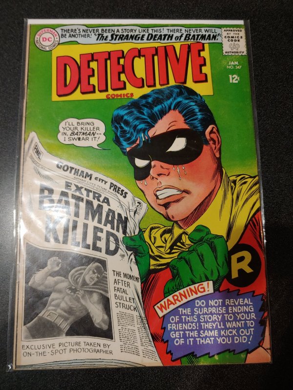 Detective Comics  #347 FINE