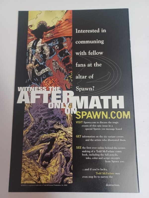 Spawn #100 Capullo variant- McFarlane - 2000 - NM
