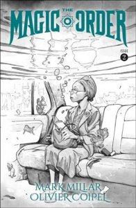 Magic Order 2-B Olivier Coipel Black & White Cover VF/NM