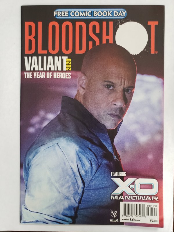 Valiant: The Year of Heroes FCBD 2020 Special Vin Diesel Bloodshot movie cover