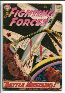 OUR FIGHTING FORCES #41-1958-DC-SILVER AGE-RUSS HEATH-P-51 MUSTANG-good/vg