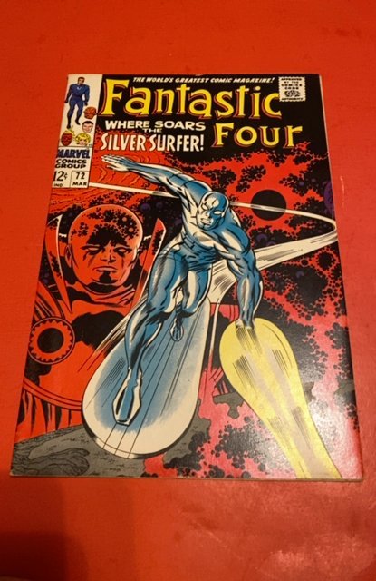 Fantastic Four #72  (1968)Kirby Silver Surfer