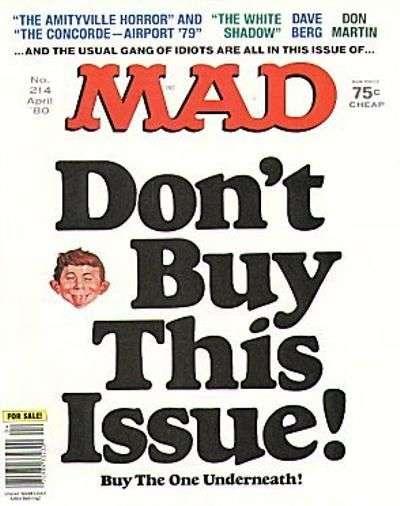 Mad (1952 series)  #214, Fine- (Stock photo)